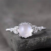 Crystal Rings Moonstone Mosaic Rings for Women Simple Temperament