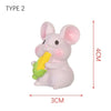 Cute Mouse Figurine Resin Crafts Home Desktop Ornament Miniature Rat