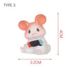 Cute Mouse Figurine Resin Crafts Home Desktop Ornament Miniature Rat