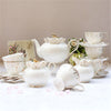 English Luxury Afternoon Tea Set Black Tea Pot Tea Cup Living Room