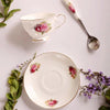 Europe 120ML Noble Bone China Coffee Cup Saucer Spoon Set Luxury