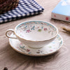 European Bone Porcelain Coffee Cup Sets Plate English Afternoon Tea