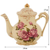 European Ceramic Tea Pot Tea Set Lovely Porcelain Large Capacity