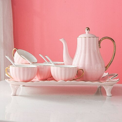 Pastol Ceramic Coffee Set Set English Tea Set Tea Cup Luxury