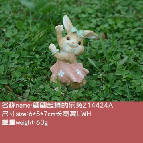 Everyday Collection cute rabbit figurine home decor bunny Fairy Garden