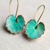 Exquisite Leaf Art Nouveau Earrings Creative Lotus Leaf Jewelry Ladies