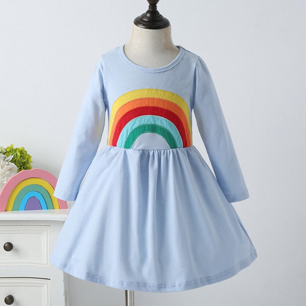 Rainbow Girl Dress