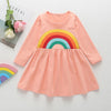 Rainbow Girl Dress