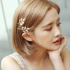 Fashion Elegant Metal Leaf Shape Hair Clip Women Bride Hairpins