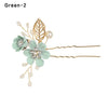 Fashion Luxury  Blue Flower Hair Combs Headdress Prom Bridal Wedding