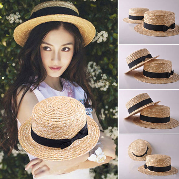 Fashion Mom And Daughters Hats Baby Girls Woman Summer Boho Straw Sun