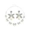 Flower Chocker Necklace Earrings sets