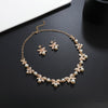 Flower Chocker Necklace Earrings sets