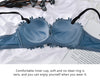 Flowers Embroidery Lace Bra Women Comfort Wireless Underwear