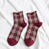 Cute Plaid Socks