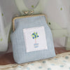 French Countryside Linen Embroidery Sling Bag Female Handmade Vintage