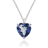 GEM'S BALLET 1.18Ct Natural Blue Mystic Quartz Pendant For Women