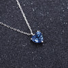 GEM'S BALLET 1.18Ct Natural Blue Mystic Quartz Pendant For Women