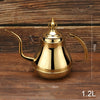 GURET 1.2/1.8L Stainless Steel Gooseneck Coffee Pot Luxury European