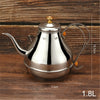 GURET 1.2/1.8L Stainless Steel Gooseneck Coffee Pot Luxury European