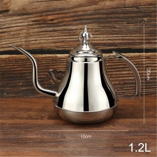 GURET 1.2/1.8L Stainless Steel Gooseneck Coffee Pot Luxury European