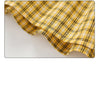 Plaid Pattern Yellow Dress