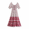 Strawberry Fields Cotton Maxi Dress