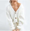 Batwing Sleeve Hollow Knitted Cardigan