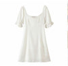 Daisy White Cotton Dress