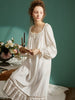 Royal Princess Vintage Soft Cotton Long Nightgown