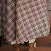 Plaid Skirt Women Preppy Style Retro