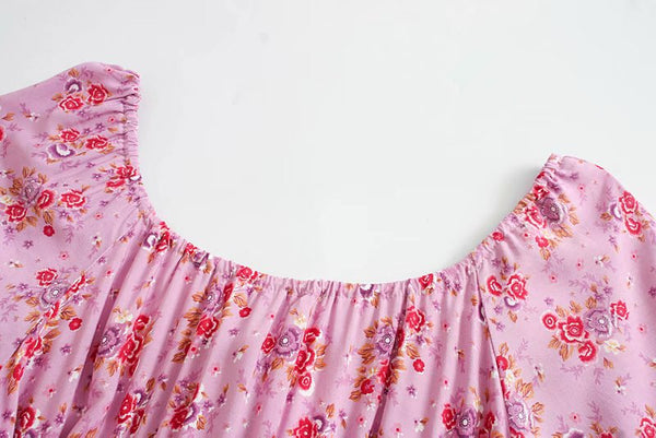 Strawberry Fields Cotton Maxi Dress