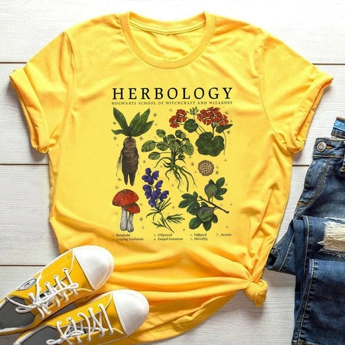 Herbology Plants T Shirt Hogwarts School