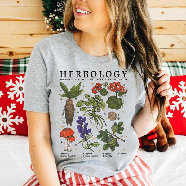 Herbology Plants T Shirt Hogwarts School