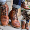 High Quality British Men Boots Autumn Winter Shoes Men Fashion Lace up