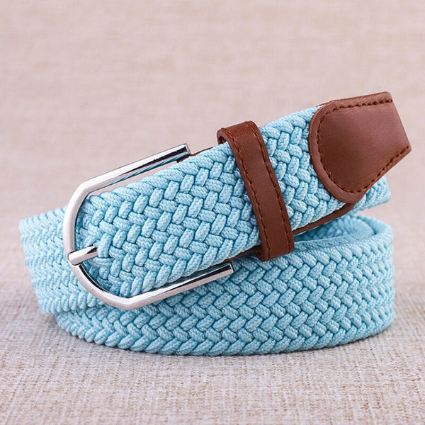 Canvas Belts With Vegan Leather Buckle