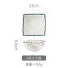 Home Ceramic Bowl Dumpling Dish Net Celebrity Tableware Set Ceramic