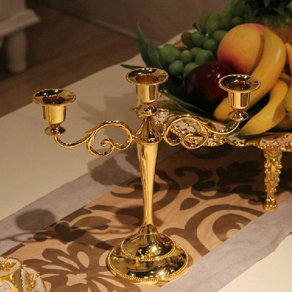 Table Candlesticks Metal Candelabra Candle Holder Candle