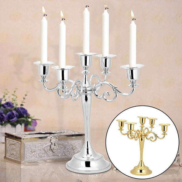 Table Candlesticks Metal Candelabra Candle Holder Candle