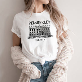 Jane Austen Shirt Pemberley 1813 T Shirt Pride and Prejudice Tshirt