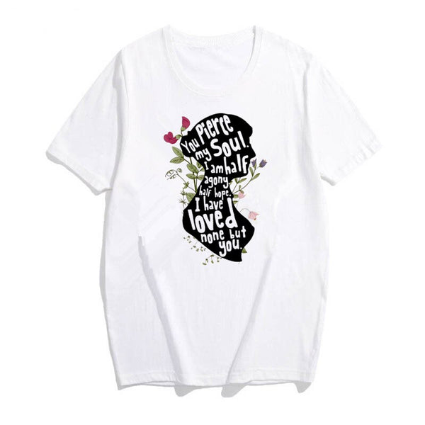 Jane Austen Shirt You Pierce My Soul T Shirt Cute Floral Quote Graphic