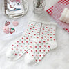 Japanese Cute Women Socks Red Strawberry Korean Style Flowers Crew