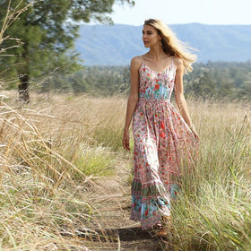 Wander in the Fields Boho Maxi Dresses