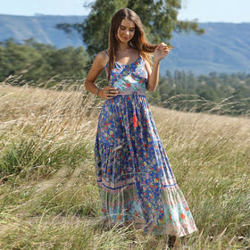 Wander in the Fields Boho Maxi Dresses