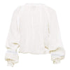 Kiyumi White Blouse Shirt Women 2021 Early Spring New Casual Lantern