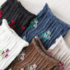 Floral Print Women's Socks Vintage