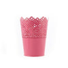 Lace Plant Flower Vase Pot Pen Makeup Brush Storage Holder Case Pencil