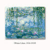 Water Lilies, by Monet Posters and Print Canvas