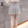 Legible Skirts Womens 2021 Pink Mini Skirts Short High waisted Plaid