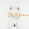 Parent Child Soild Suspenders Bowtie Set Men & Kids